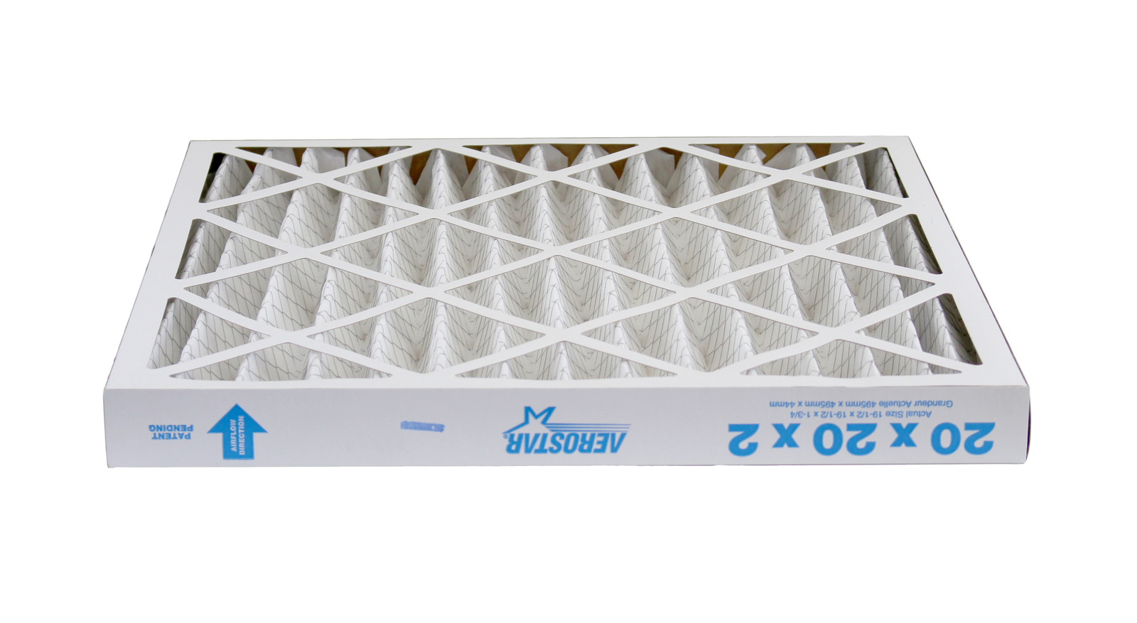 10388 - Genuine OEM FG IAQ Aerostar Series 400 Pleated Filter, 20" x 20" x 2", MERV 8, Standard Capacity